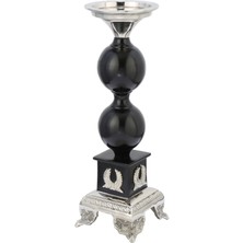 Vitale Bern Şamdan Siyah Silver 40 cm AK.IU0416