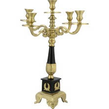 Vitale Royal Gold 5'li Şamdan 53 cm AK.IU0429