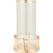 Vitale Carre Cam Mumluk Gold 19X19X35 cm AK.JD0088