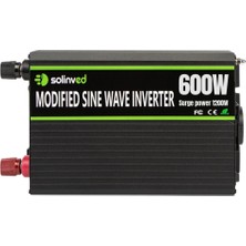 Solinved Slvm Serisi 600W Modifiye Sınus Inverter 12V
