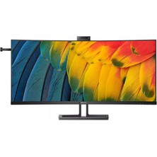 Philips 40 Phılıps 40B1U6903CH/00 IPS 4ms 75MHZ 2xhdmı 1xdp Usbtype-C 5K2K 5120X2160 Wepcam Hoparlör Yükseklik Ayarı Curved Vesa