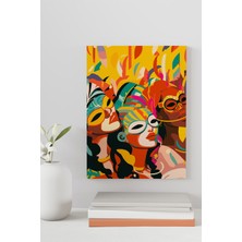 Picasso World Hobby Art Sayılarla Boyama Tuval Hobi Seti Fırça Boya Dahil Kızlar Karnaval