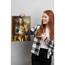 Picasso World Hobby Art Sayılarla Boyama Tuval Hobi Seti Fırça Boya Dahil Kız ve Kedileri