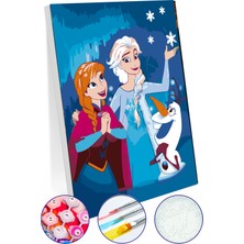 Picasso World Hobby Art Sayılarla Boyama Tuval Hobi Seti Fırça Boya Dahil Frozen