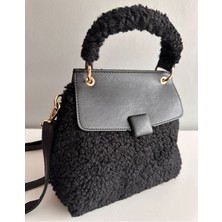 Boutiquehaki Puffy Mini Peluş Çanta