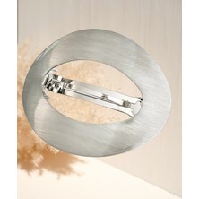 Queen Metal Otomatik Saç Tokası /metal Toka Saç Tokası Elips