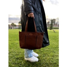 Cirphi Collection Beş Gözlü The Tote Bag Kanvas El ve Omuz Çantası