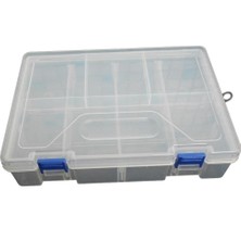 Hobi Mekatronik Plastik Malzeme (Arduino) Kutusu Organizer 23.4X16.8X6.2CM(ŞEFFAF)