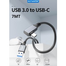 Meta Quest 3 3S ve 2 Ile Uyumlu  Link Kablosu - 7mt 5gbps USB 3.2 Hızlı Veri Aktarımı,hızlı Şarj Usb-C