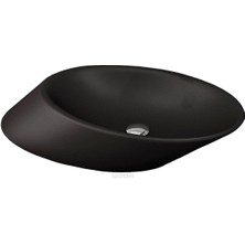 Bocchı Vessel Yatay Çanak Lavabo 72 cm Mat Siyah 1013-004-0125