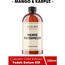 Auran Mango & Karpuz Yedek Çubuklu Oda Ve Ortam Kokusu Esansı Yedek Dolum Mango & Watermelon 250ml