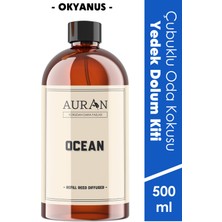 Auran Okyanus Yedek Çubuklu Oda Ve Ortam Kokusu Esansı Yedek Dolum Ocean 500ml