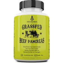 Ancestral Supplements Grassfed Beef Pancreas 180 Kapsül Hormone Pesticide Gmo Free