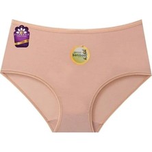 Papatya 2572 Kadın Yüksek Bel Bambu Külot 12 Adet