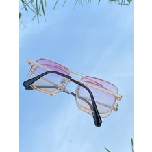 Mise Aksesuar Pembe Renkli Cam Güneş Gözlüğü UV400