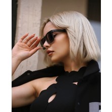 Mise Aksesuar Klasik Kemik Siyah Unisex Güneş Gözlüğü