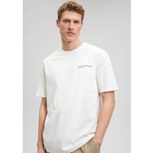 Baskılı Beyaz Tişört  0612020-87195