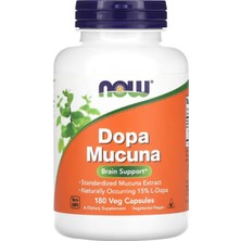 Now Foods Dopa Mucuna  180 Veg Capsules