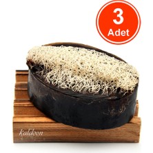 xdeonss  Kabak Lifli El Yapımı Doğal Ardıç Katranı Sabunu 120 G x 3 Adet