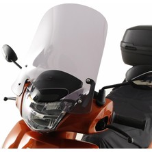 GP Kompozit TVS Jupiter 125 2023-2024 Uyumlu Ön Cam Siyah - 42 cm