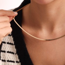 Sembol Gold 45 Cm Altın Ezme Zincir 3 mm
