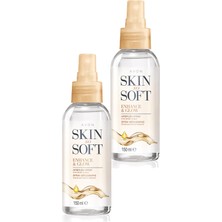 Avon Skin So Soft Enhance & Glow Nemlendirici Sprey Vücut Yağı İkili Set 150 ml