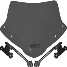 GP Kompozit Honda CB750 Hornet 2023-2024 Uyumlu Ön Cam Füme 28 cm