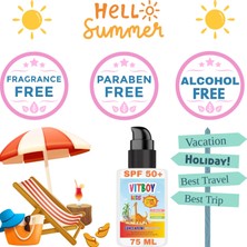 Vitboy Yüksek Koruma Spf 50+ Çocuk Güneş Kremi 75 ml