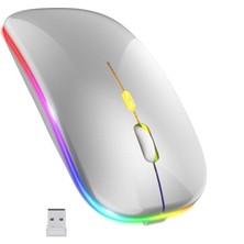 Gökkuşağı Kablosuz Rgb Ledli Şarjlı 2.4ghz Wireless Mouse