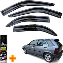 Caraks Fiat Tipo Mügen Cam Rüzgarlığı Tüm Kasalara Uyumlu 4 Lü Takım +500ML Lastik Parlatıcı
