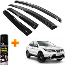 Caraks Nissan Qashqai Mügen Cam Rüzgarlığı 2014-2020 Arası 4 Lü Takım +500ML Lastik Parlatıcı