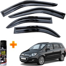 Caraks Opel Zafira Mügen Cam Rüzgarlığı 2000-2011 Arası 4 Lü Takım +500ML Lastik Parlatıcı