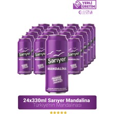 Sarıyer Gazoz Sarıyer Mandalina Aromalı Gazoz 330ML x 24 Adet MANDALINA330