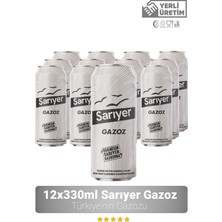 Sarıyer Karışık Aromalı Gazoz 330ML x 12 Adet