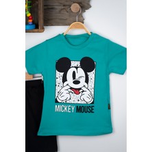 BAYAS Mıckey Mouse Yazlık T-Shirt Alt Üst Takım Pamuk