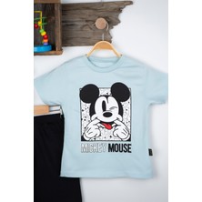 BAYAS Mıckey Mouse Yazlık T-Shirt Alt Üst Takım Pamuk