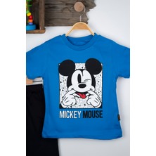 BAYAS Mıckey Mouse Yazlık T-Shirt Alt Üst Takım Pamuk