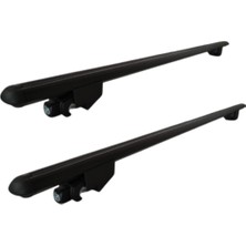 Cross Oto Aksesuarları Hyundai İX35 (2010-2015) ile Uyumlu - Ara Atkı Tavan Barı / Portbagaj Taşıyıcı - 2 Adet Siyah