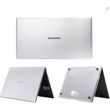 Techmaster Huawei Matebook x Pro 2022-2023 14.2inç Uyumlu Kristal Şeffaf Kılıf Kapak