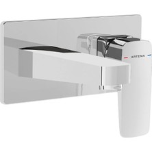 Vitra Artema A42738 Root Square Ankastre Lavabo Bataryası