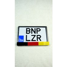 Bnp Plakalık Alman Renkli Ultra Parlak Pleksi Motor Plakalık