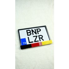 Bnp Plakalık Alman Renkli Ultra Parlak Pleksi Motor Plakalık