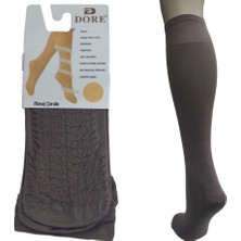 Dore Diz Altı Kalın Ten Göstermeyen Kadın Masaj Çorap