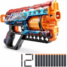 Sunman X-Shot Skins Griefer 12 Mermili Sünger Dart Atan Silah 32 cm S00036561 Apocalypse