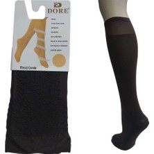 Dore Diz Altı Kalın Ten Göstermeyen Kadın Masaj Çorap
