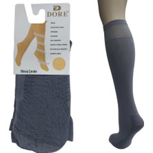 Dore Diz Altı Kalın Ten Göstermeyen Kadın Masaj Çorap