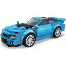 Blx Racing Yarış Arabaları C0312 92816 Mavi Araba 155 Parça