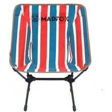 Madfox Infinity Ultralight Katlanır Kamp Sandalyesi-Retro Çizgili