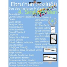 Ebru’nun Sözlüğü-AÖF 4. Sınıf Dersleri E- Sözlük