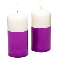 Missi 2li Degrade Silindir Mor Mum (5,5 CMX11 Cm)